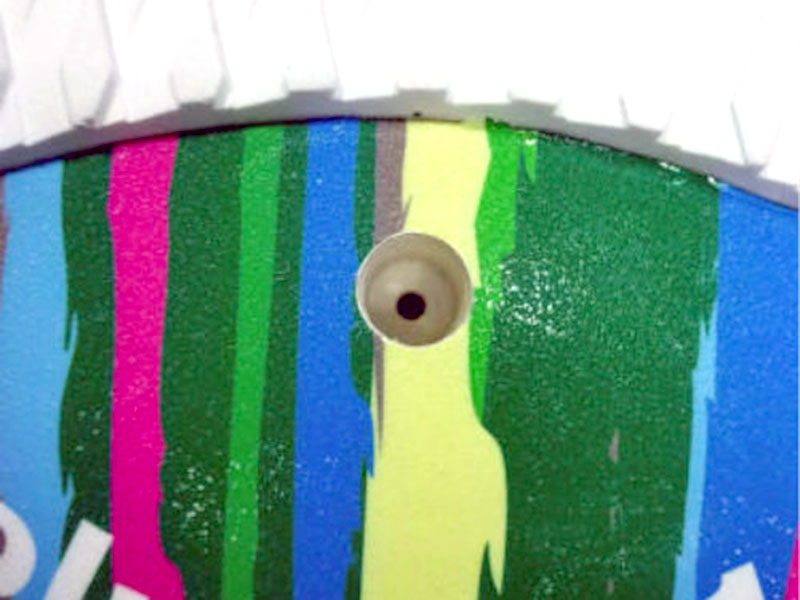 板面安装鱼鳍缧丝孔