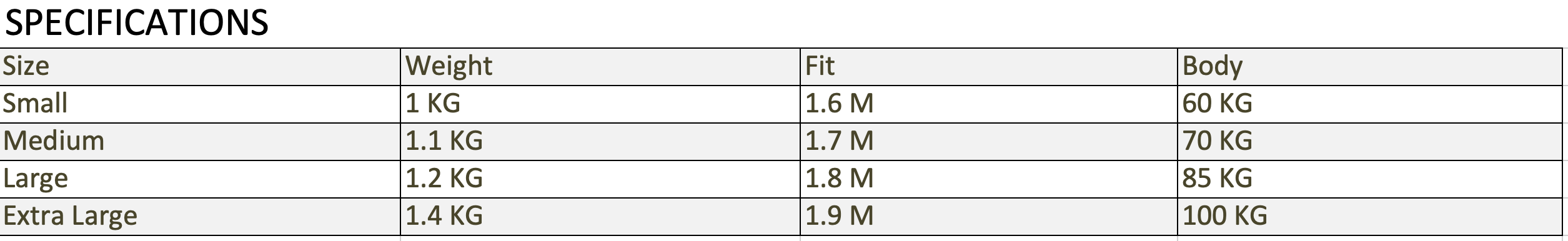Gustbay Waist Harness Specification